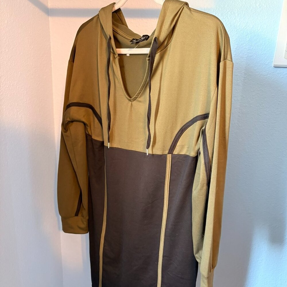 Derek Heart, bodycon hoodie dress